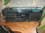 Vintage radio / cassettespeler Philips D-8184, Ophalen of Verzenden, Zo goed als nieuw