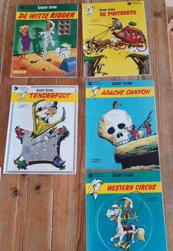 Lucky luke western circus postkoets witte ridder tenderfoot  beschikbaar voor biedingen