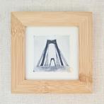 Ets Willemsbrug Rotterdam 10x10 cm, handgemaakt, Minder dan 50 cm, Oorspronkelijke maker, Nieuw, Ophalen of Verzenden