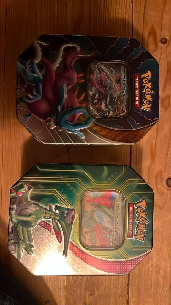 Iron leaves walking wake tins pokemon, Hobby en Vrije tijd, Verzamelkaartspellen | Pokémon, Zo goed als nieuw, Ophalen of Verzenden