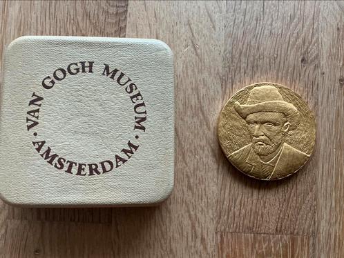 Vincent van Gogh penning officiele opening Museum., Postzegels en Munten, Penningen en Medailles, Overige materialen, Ophalen of Verzenden