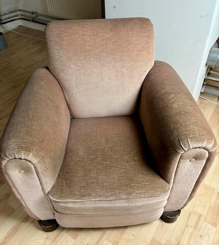 Vintage fauteuil, Huis en Inrichting, Fauteuils, Gebruikt, 75 tot 100 cm, Ophalen