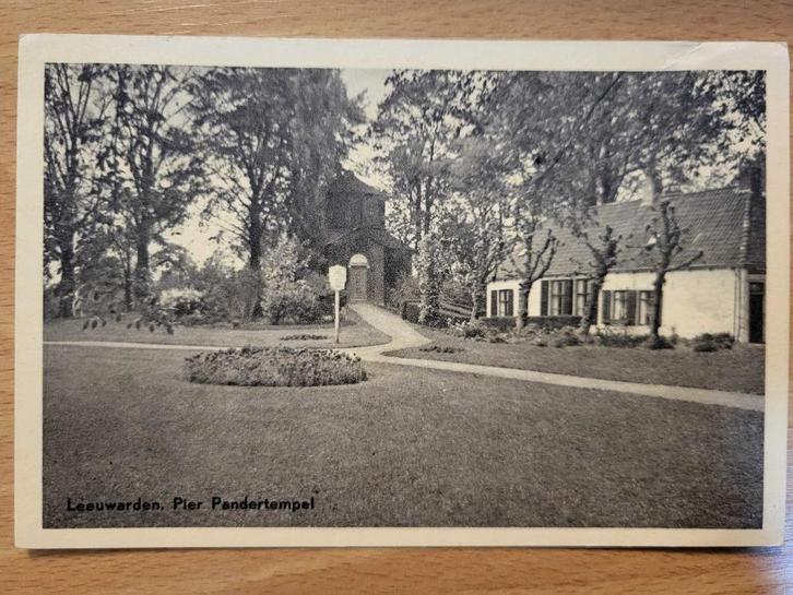 ansicht LEEUWARDEN Pier Pander tempel (4x), Verzamelen, Ansichtkaarten | Nederland, Friesland, Ophalen of Verzenden