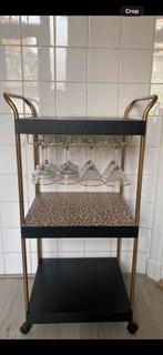Bar trolley, Ophalen, Gebruikt