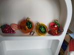 Kerstballen hanger glas, appel, druif, peer, vanaf €0.50.-, Ophalen of Verzenden, Gebruikt