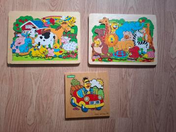 Houten kinder puzzels beschikbaar voor biedingen