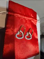 Reindersfoodfashion oorbellen goud strass, Sieraden, Tassen en Uiterlijk, Oorbellen, Hangers, Met strass, Nieuw, Ophalen of Verzenden