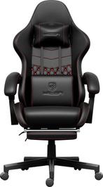 Nieuw modellen Gamestoel-Bureaustoel-Luxury-Zwart/Rood, Ophalen, Ergonomisch, Zo goed als nieuw, Zwart