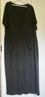 Leuke zwarte jurk, lang. Maat 52., Ophalen of Verzenden, Zo goed als nieuw, Zwart, Jurk