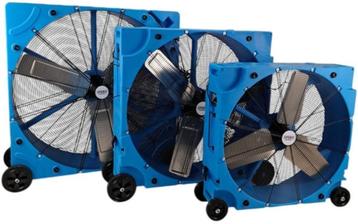 Industriële Axiale Vloerventilator 120 cm: Turbo Prestaties beschikbaar voor biedingen