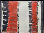 Abstract schilderij olieverf op doek Pieter Immenga kunst, Ophalen