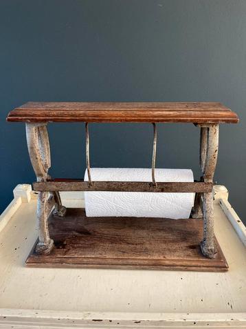 Vintage Keukenrolhouder - 41x20x31 cm beschikbaar voor biedingen