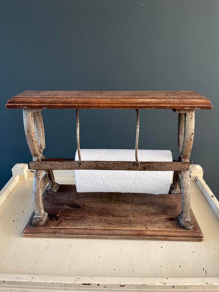 Vintage Keukenrolhouder - 41x20x31 cm, Antiek en Kunst, Antiek | Keukenbenodigdheden, Ophalen of Verzenden