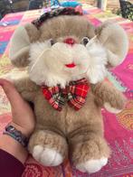 Vintage Commonwealth plush mouse – tartan bow – 1980s/1990s, Ophalen of Verzenden, Zo goed als nieuw, Overige typen
