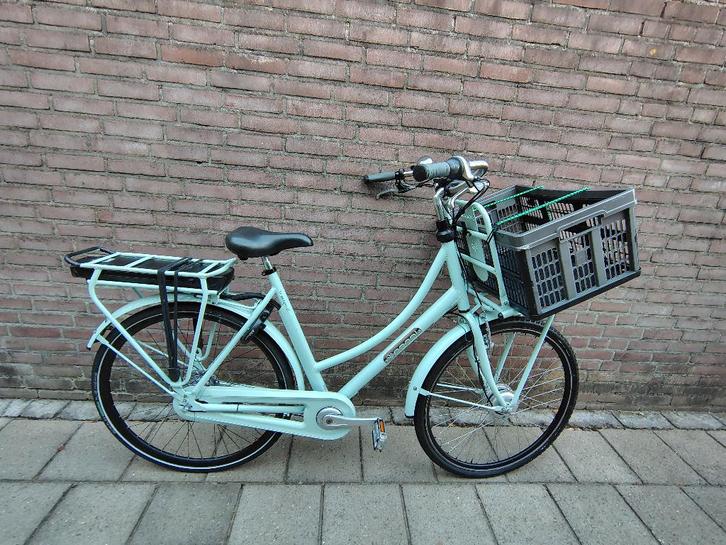 Popal Daily Dutch Prestige-E 2022 N8 met 2 accu's, Fietsen en Brommers, Elektrische fietsen, Zo goed als nieuw, Overige merken