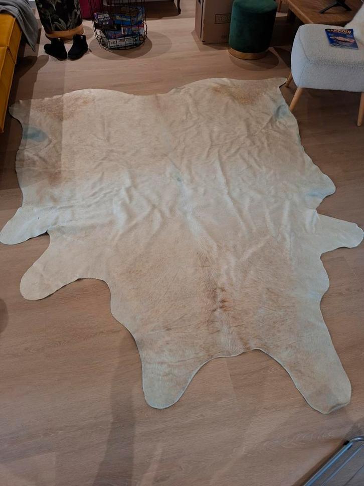 Groot Koeienhuid Kleed, Huis en Inrichting, Stoffering | Tapijten en Kleden, Gebruikt, 200 cm of meer, 200 cm of meer, Overige vormen