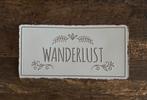 Wandbord WANDERLUST Oostenrijk Tirol, Huis en Inrichting, Ophalen, Nieuw