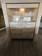 Vitrinekast, Ophalen, Met deur(en), 100 tot 150 cm, Glas