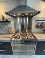 SMEG 6-pits Gasfornuis met Oven & Afzuigkap, Gebruikt, 60 cm of meer, Ophalen of Verzenden, Gas