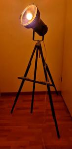 Industriële driepoot lamp schildersezel tripod spot uniek, Ophalen, Gebruikt, 100 tot 150 cm, Vintage retro uniek design