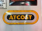 Vintage Atcost Emaille Reclamebord, Antiek en Kunst, Ophalen of Verzenden