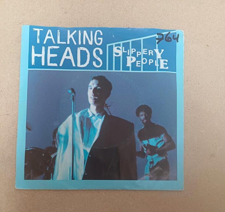 Talking Heads  - Slippery People, Cd's en Dvd's, Vinyl Singles, Gebruikt, Single, Pop, 7 inch, Ophalen of Verzenden