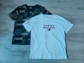 Puma en Tommy Hilfiger shirt maat 152 beschikbaar voor biedingen