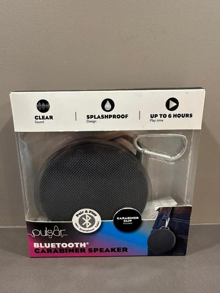 Pulsar Bluetooth Carabiner Speaker, Audio, Tv en Foto, Luidsprekers, Nieuw, Overige typen, Minder dan 60 watt, Overige merken