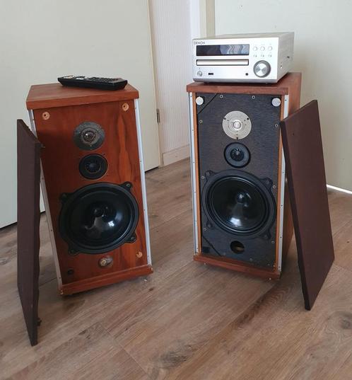 Bowers & Wilkins B&W DM 4 vintage luidsprekers., Audio, Tv en Foto, Luidsprekers, Zo goed als nieuw, Front, Rear of Stereo speakers
