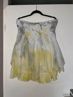 boho ibiza gele tie dye stretch rok skirt mt 40, Maat 38/40 (M), Boetiek, Wit, Ophalen of Verzenden