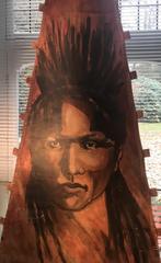 Dubbel achtluik * portretten van 280 x 140 *, Antiek en Kunst, Ophalen