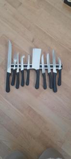 Messen set RVS, Ophalen of Verzenden, Zo goed als nieuw, Rvs of Chroom, Vaatwasserbestendig