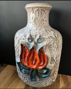 West-Germany Carstens Vaas met Bloemmotief, Antiek en Kunst, Antiek | Vazen, Ophalen of Verzenden