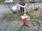 schitterende oude houten vintage tafellamp, Ophalen of Verzenden, Nieuw, Minder dan 50 cm