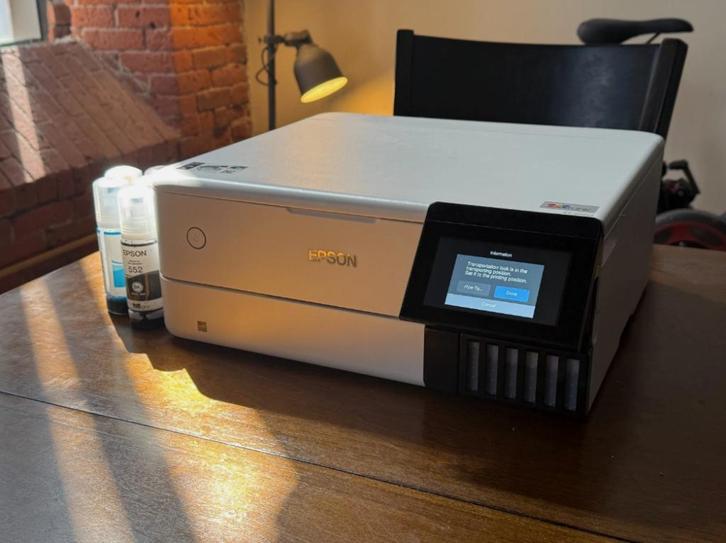 Epson EcoTank Photo ET-8500  All-in-One printer - Wit, Computers en Software, Printers, Zo goed als nieuw, Scannen, Draadloos