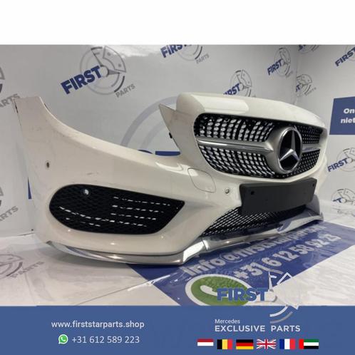 W205 C205 S205 AMG VOORBUMPER COMPLEET WIT C Klasse 2014-201, Auto-onderdelen, Carrosserie en Plaatwerk, Bumper, Mercedes-Benz