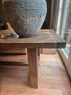 Massief Eiken Eettafel - 395cm Lang, Huis en Inrichting, Tafels | Eettafels, Ophalen, Gebruikt, 100 tot 150 cm, Eikenhout