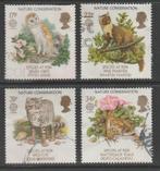 GB - Michelnr 1068-1071 - cept, natuurbescherming, Verzenden, Gestempeld