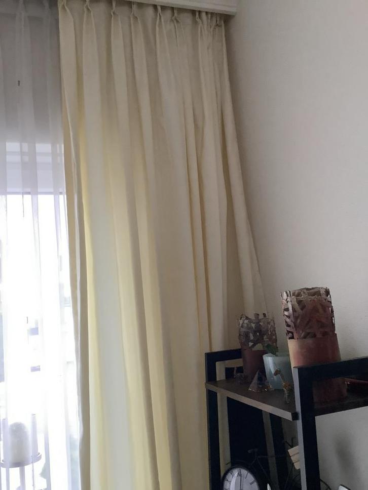 2 Mooie overgordijnen lengte 205, cm breedte 80 cm, Huis en Inrichting, Stoffering | Gordijnen en Lamellen, Gebruikt, 200 cm of meer