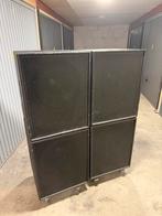 Faital pro 18hp1030  4x  Zit in behuizing X18B van Dap, Gebruikt, Subwoofer, 120 watt of meer, Ophalen