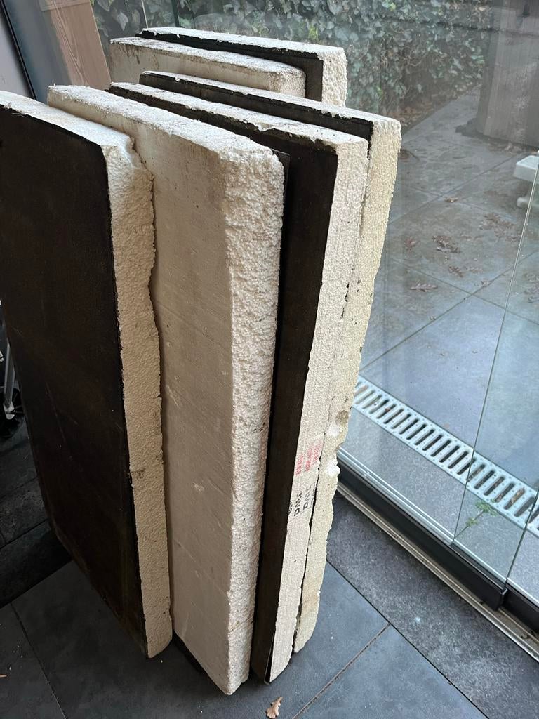 Piepschuim isolatie platen 6 stuks: 6 cm dik, 47x98 cm, Ophalen, Dakisolatie, 4 tot 8 cm, Gebruikt