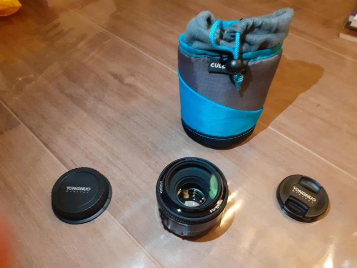 Yongnuo digital lens 50mm F1.8 - sc58317251, Audio, Tv en Foto, Fotografie | Lenzen en Objectieven, Zo goed als nieuw, Groothoeklens