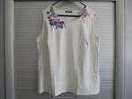 frankwalder top naat 48 wit, Kleding | Dames, Tops, Wit, Maat 46/48 (XL) of groter, Ophalen of Verzenden, Zo goed als nieuw