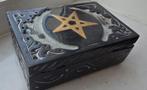 Steen Wicca Doos pentagram - 15x10x5 cm, Ophalen of Verzenden