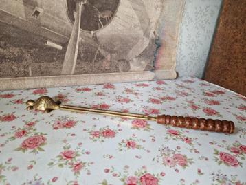 Messing kaarsendover schildpad  beschikbaar voor biedingen