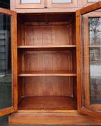 Eendelige Oude Vitrinekast | Buffetkast | Linnenkast #2564, Ophalen of Verzenden