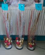 Grote vaas 70cm hoog met kerstdecoratie "per vaas", Huis en Inrichting, Woonaccessoires | Vazen, Ophalen, Zo goed als nieuw