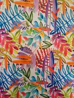 Vrolijke stof Polyester nieuw met velours finish, 120 cm of meer, Ophalen of Verzenden, Polyester, Nieuw