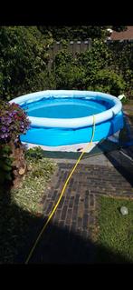 Bestway zwembad 305 rond met filter, 200 tot 400 cm, Rond, Gebruikt, Ophalen of Verzenden