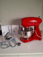 SMEG keukenmachine rood zgan  standmixer, 4 liter of meer, Ophalen, Zo goed als nieuw, 3 snelheden of meer